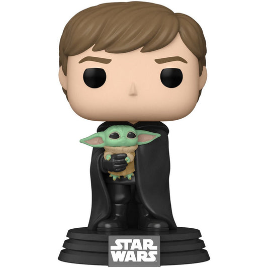 FUNKO Mandalorian Luke Skywalker con Grogu