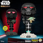 ***EXCLUSIVO***FUNKO Mandalorian Dark Trooper con Grogu Brilla en la oscuridad