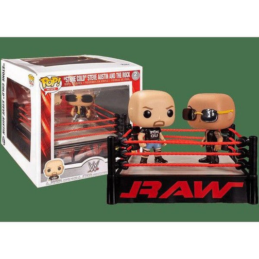 FUNKO WWE RAW Stone Cold La Roca en el Ring