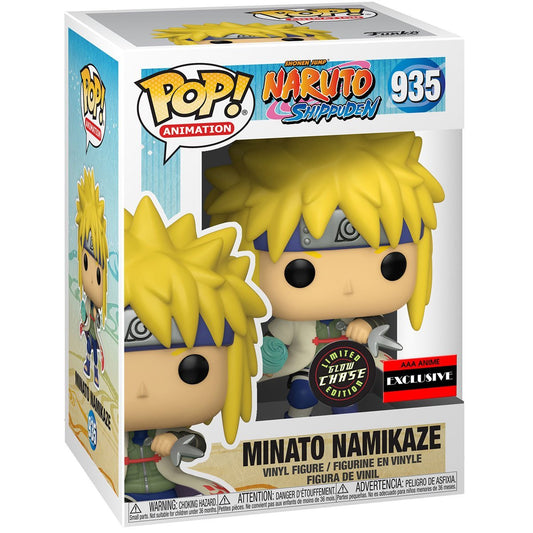 ***CHASE***EXCLUSIVO***FUNKO NARUTO SHIPPUDEN Minato Namikase Brilla en la Oscuridad