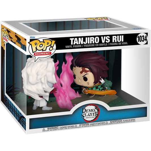 FUNKO MOMENT - 1034, Demon Slayer: Kimetsu no Yaiba - Tanjiro vs Rui