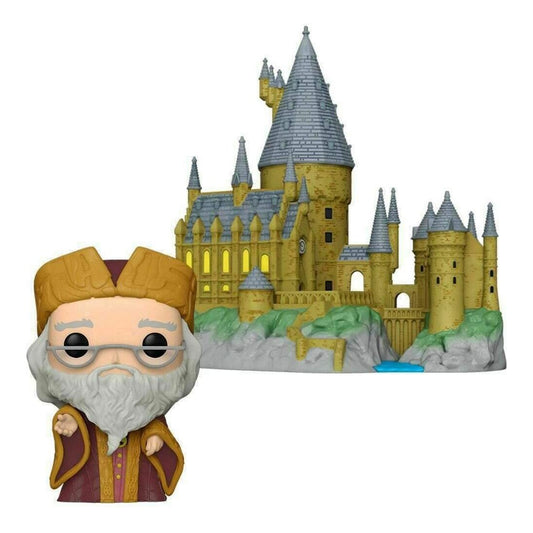 FUNKO Town - 27, Harry Potter - Albus Dumbledore y el Castillo Hogwarts