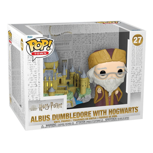 FUNKO Town - 27, Harry Potter - Albus Dumbledore y el Castillo Hogwarts