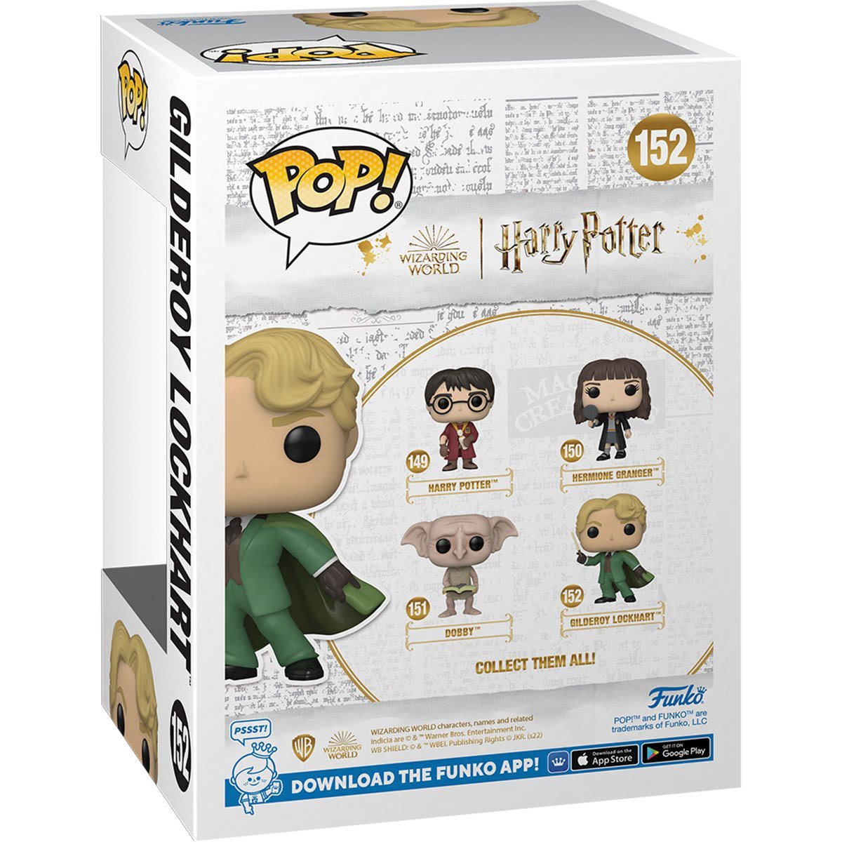 FUNKO - 152, Harry Potter y la camara secreta 20 años, Gilderoy Lockhart