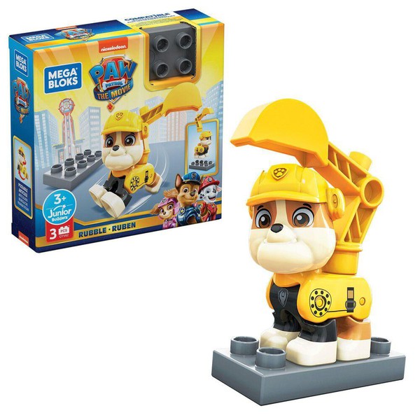 MEGA BLOKS PAW PATROL la pelicula Rubble Ruben