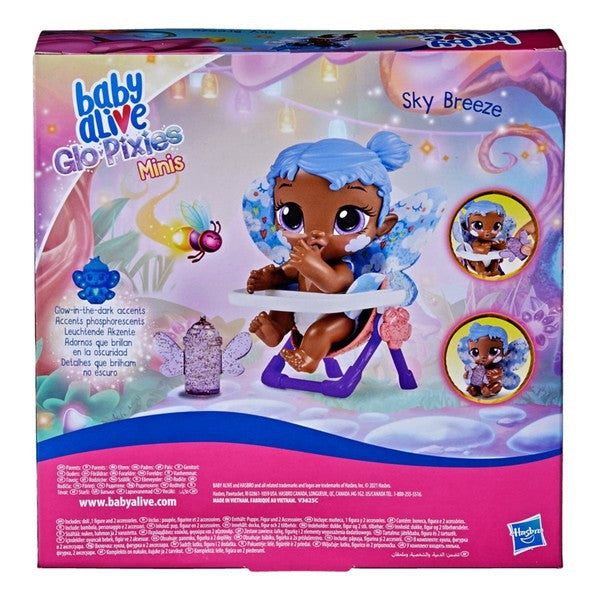 Muñeca Baby Alive GloPixies Minis Sky Breeze