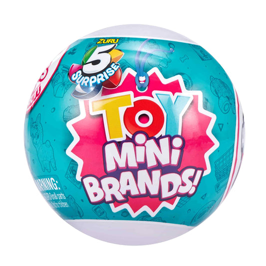 Toy Mini Brands: bola con 5 juguetes sorpresa [Serie 3]