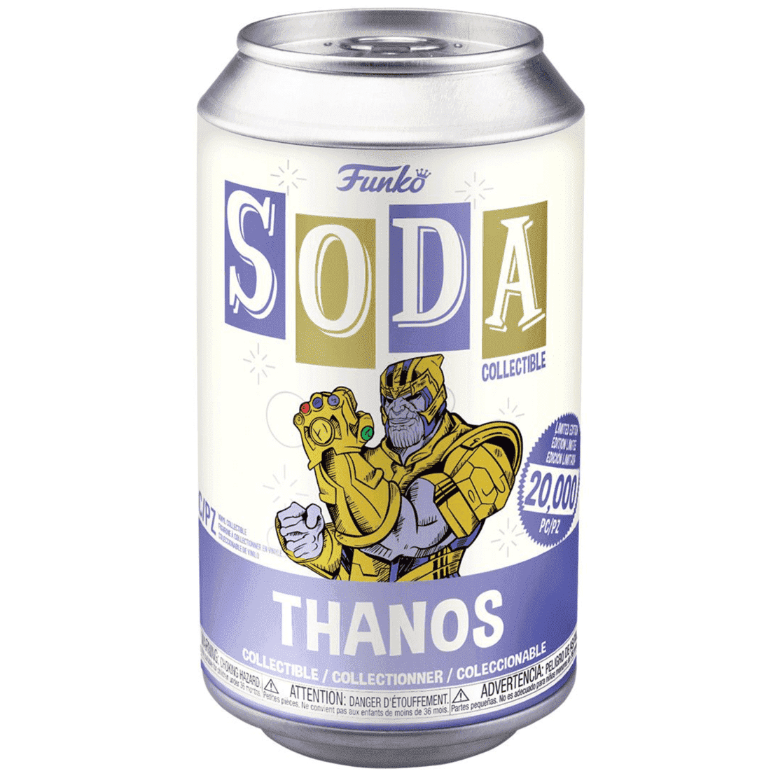 ***Edición Limitada*** Funko Soda Marvel, Thanos