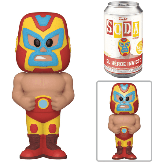 ***Edición Limitada*** Funko Soda Marvel, Iron Man Luchador El Heroe Invicto