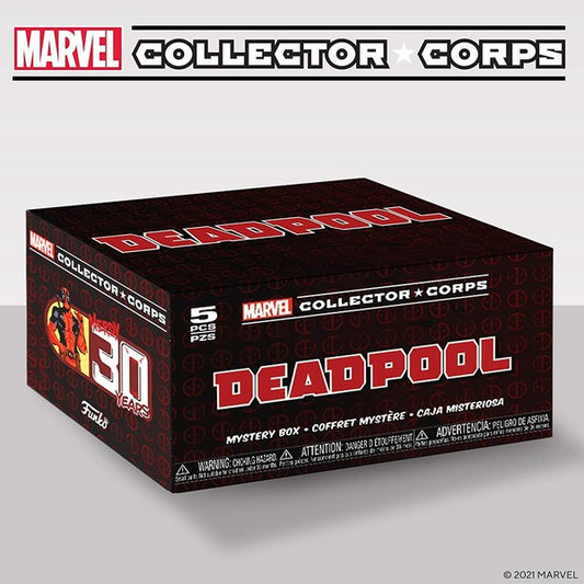 Marvel Deadpool Aniversario Caja Collectors Corps Marzo