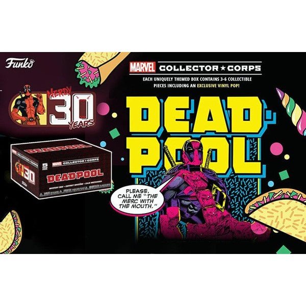 Marvel Deadpool Aniversario Caja Collectors Corps Marzo