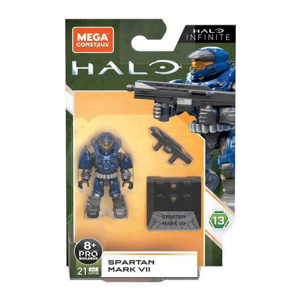 MegaConstrux Halo Heroes Mini Figura Spartan Mark VII Serie