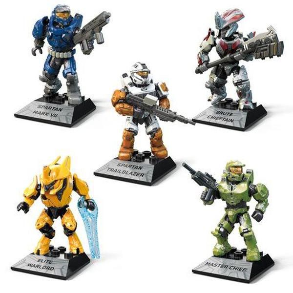 MegaConstrux Halo Heroes Mini Figura Brute Chieftain Serie