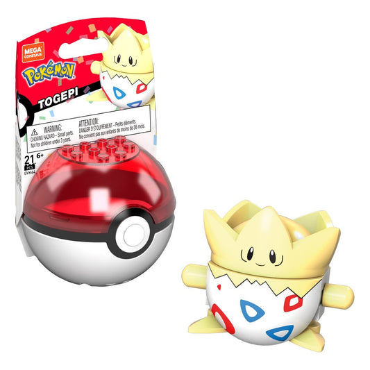 Pokémon Pokébola Togepi Aniversario MEGA CONSTRUX piezas