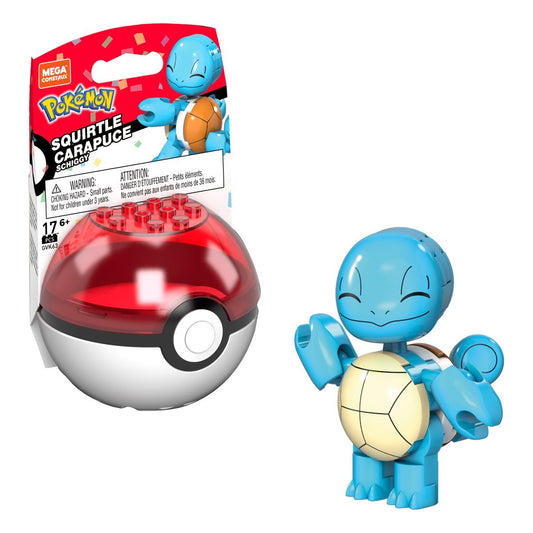 Pokémon Pokébola Squirtle Aniversario MEGA CONSTRUX piezas