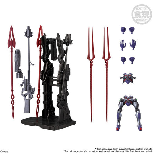 Neon Genesis Evangelion EVA Frame Series Mini-Figura WEAPONS A/B