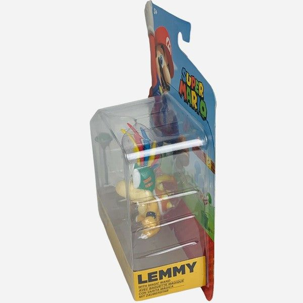 Super Mario Lemmy con Vara Mágica Figura escala