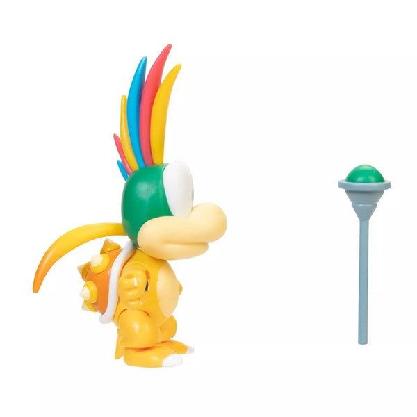 Super Mario Lemmy con Vara Mágica Figura escala