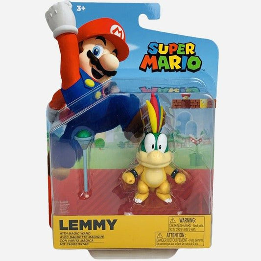 Super Mario Lemmy con Vara Mágica Figura escala