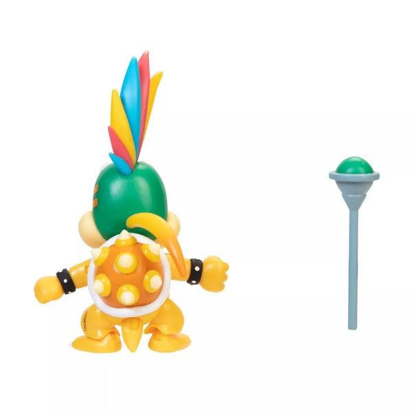 Super Mario Lemmy con Vara Mágica Figura escala
