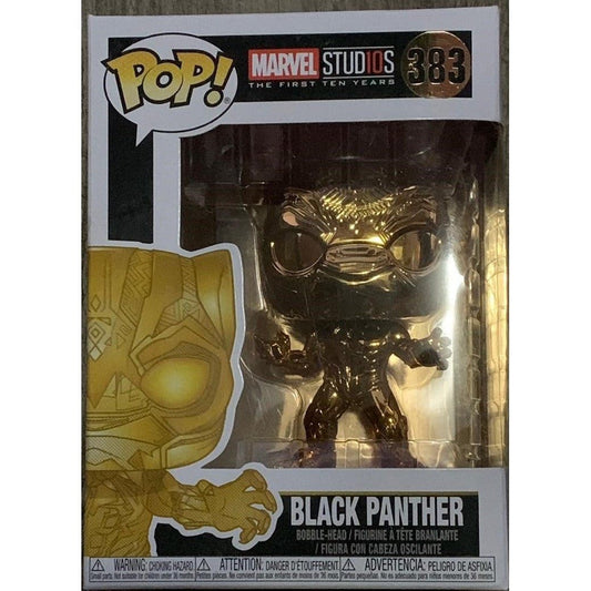 Funko - Marvel - 383, Black Panther (Dorado) - The Gift Shop Costa Rica