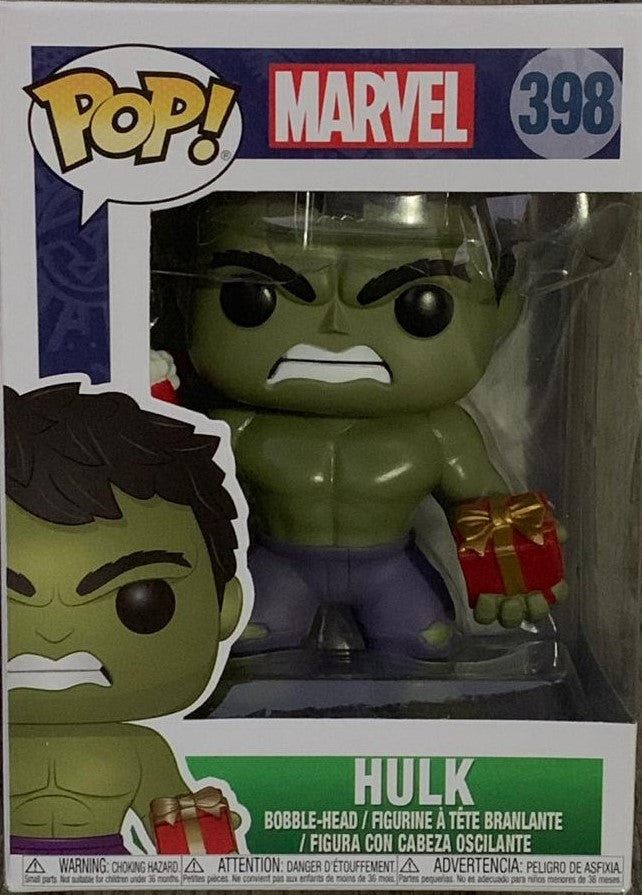 Funko - Marvel- 398, Hulk Navidad - The Gift Shop Costa Rica