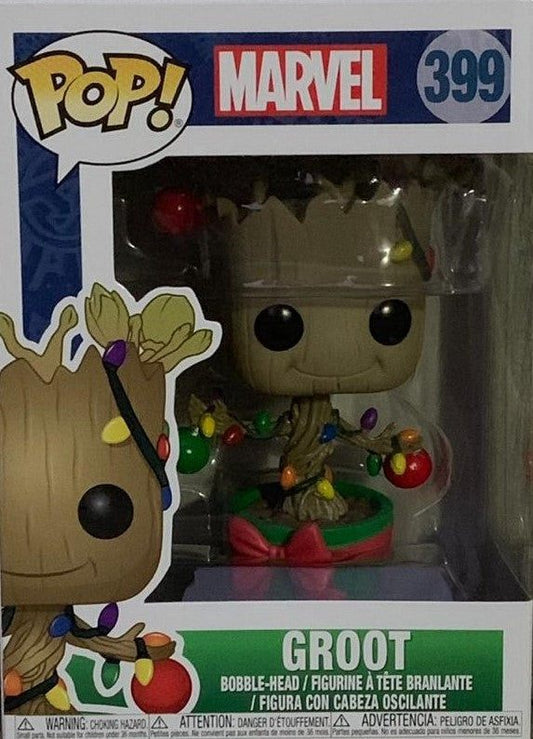 Funko - Marvel - 399, Groot Navidad - The Gift Shop Costa Rica