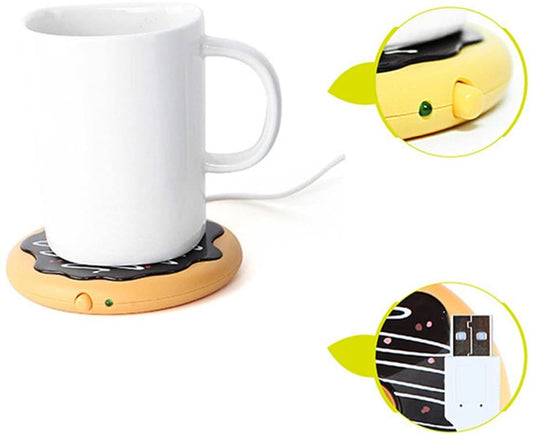 Calentador de taza en forma de dona