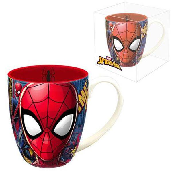 Jarra Spider-Man con fondo Rojo Cerámica