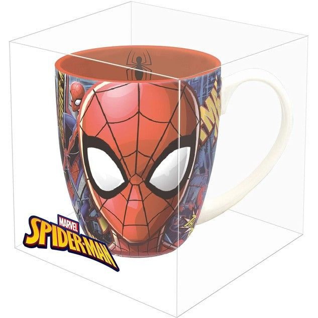 Jarra Spider-Man con fondo Rojo Cerámica