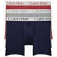 Boxer Calvin Klein, Microfibra, unid, color: rojo, azul gris