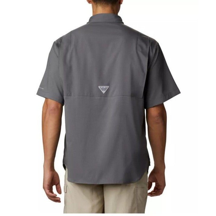 Columbia Camisa para hombre manga corta Tamiami II SS shirt color: gris oscuro. Talla: XS.
