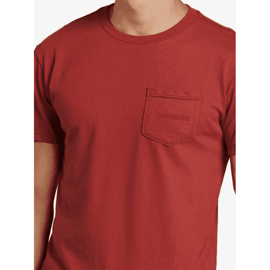 Camiseta Quiksilver False Face Society Color: Rojo Talla