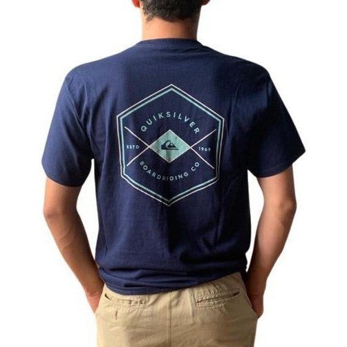 Camiseta Quiksilver Hexa Gone MT Color Azul Talla