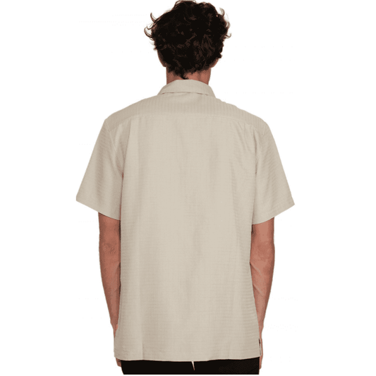 Camisa Quiksilver Waterman Centinela Color: Beige