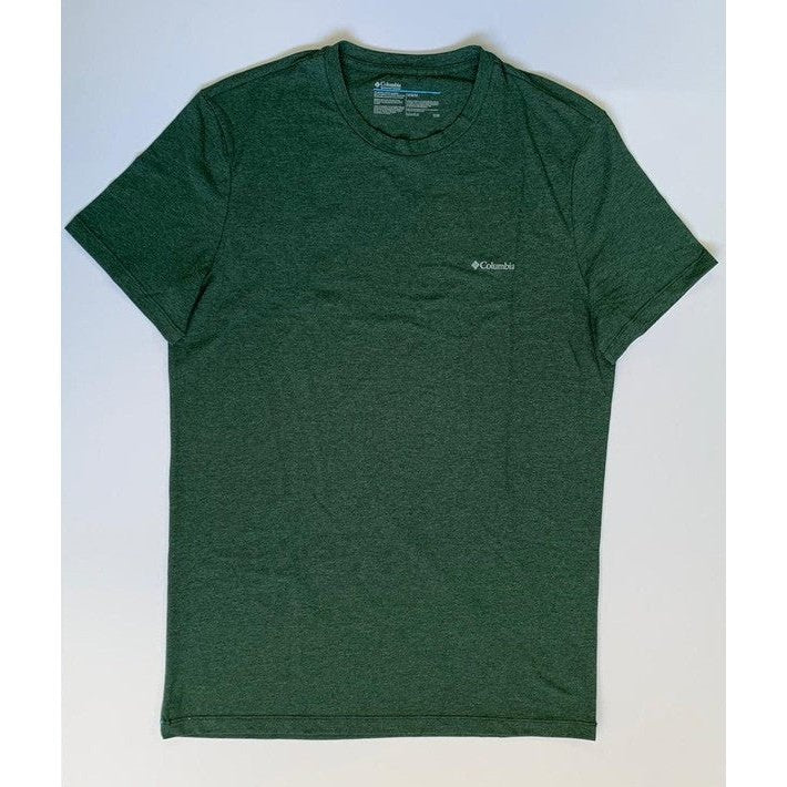 Camiseta lisa verde, marca Columbia