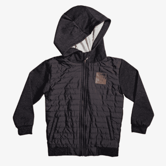 Jacket Niño Quiksilver Leno Bay Color Negro