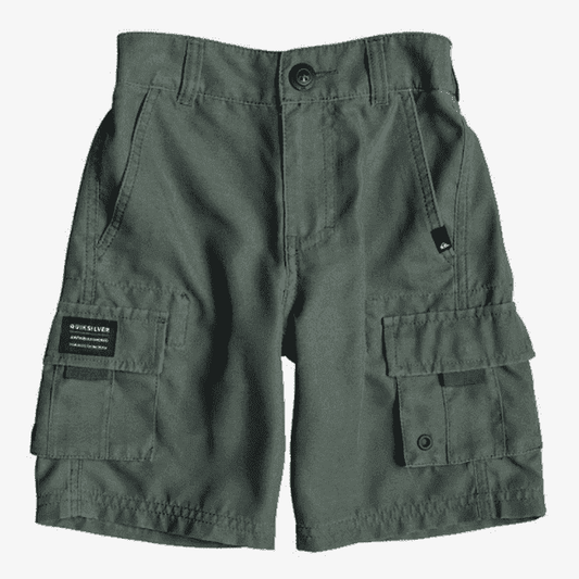 Short Quiksilver Niños Verde prelavado