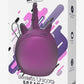 Parlante bluetooth, en forma de unicornio, color morado.