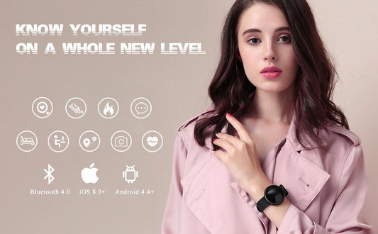BOZLUN Smart Watch para Android / iPhones, Color: Negro - The Gift Shop Costa Rica
