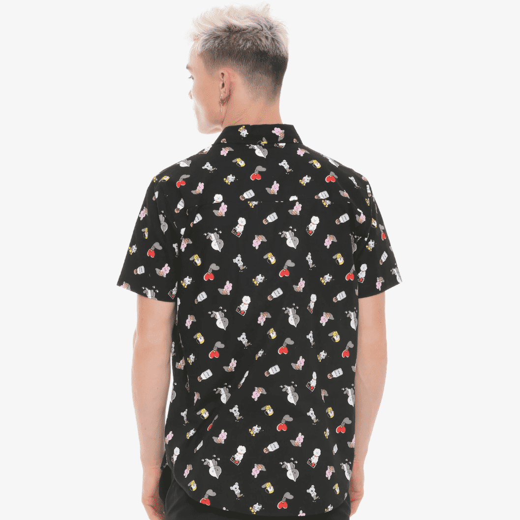 Camisa con iconos de BT