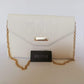 Bolso Guess color blanco con cadena dorada. - The Gift Shop Costa Rica