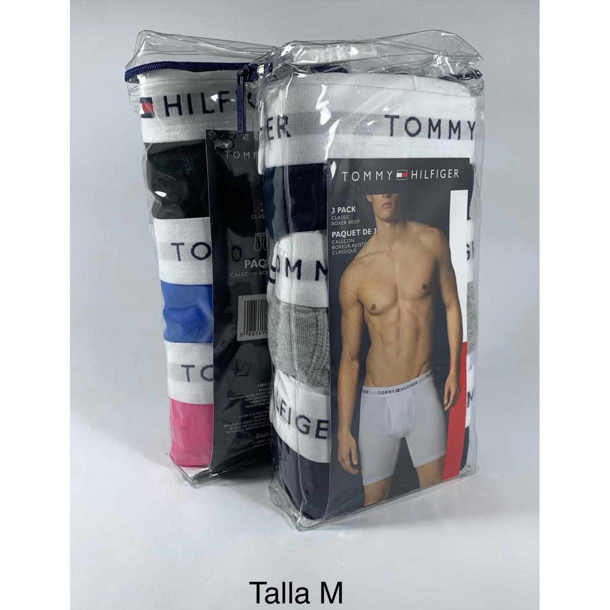 Boxer Hombre - Tommy Hilfiger - 3 unidades (2 azules y 1 gris) - The Gift Shop Costa Rica