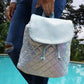 Bolso de espalda, color celeste brillante. - The Gift Shop Costa Rica
