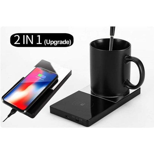 Calentador de taza HIKENRI cargador inalámbrico Qi