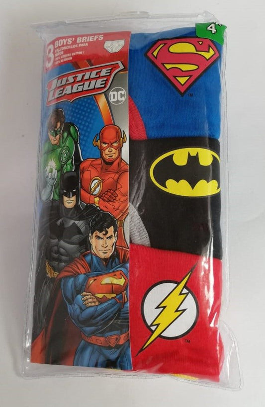 Calzoncillo para niño de la Liga de la Justicia, 3 unidades - The Gift Shop Costa Rica