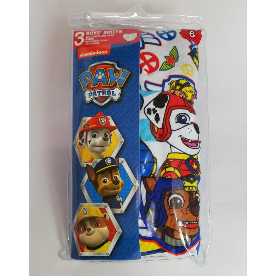 Calzoncillo para niño de Paw Patrol, 3 unid. - The Gift Shop Costa Rica