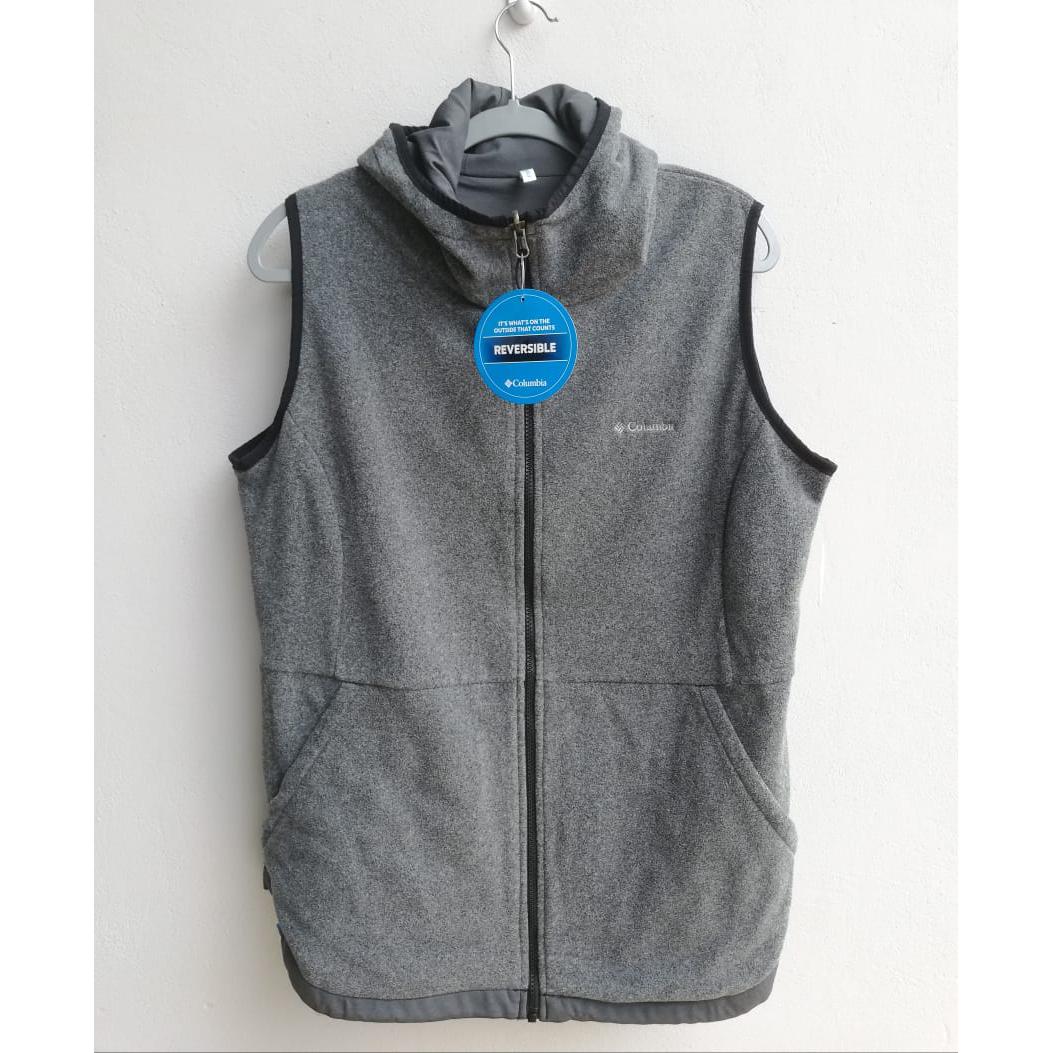 Chaleco Columbia reversible (Bell trail), color gris, talla L - The Gift Shop Costa Rica