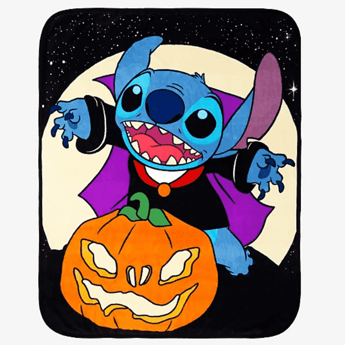 Cobija de Disney: Lilo Stitch Vampiro Stitch.