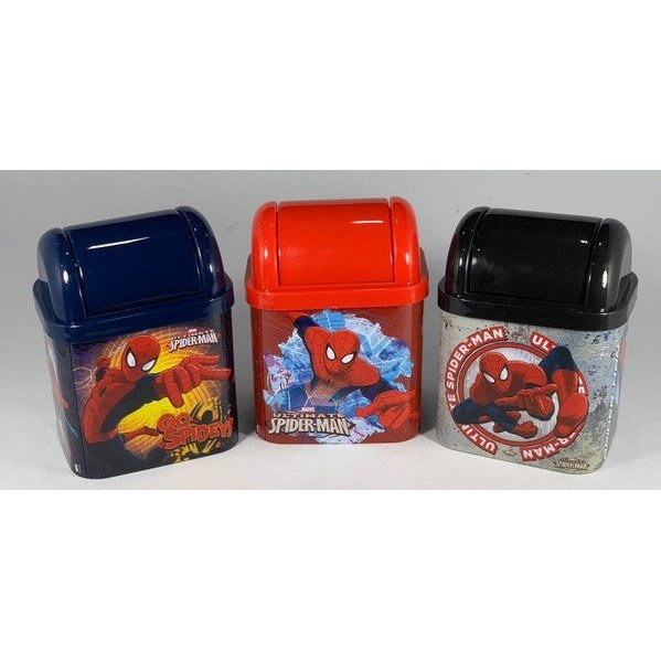 Contenedor de Spiderman, diferentes colores